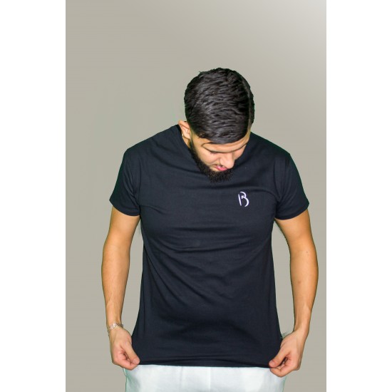 T-SHIRT HOMME COL ROND PREMIUM Broderie côté cœur T-SHIRT HOMME COL ROND PREMIUM Broderie côté cœur